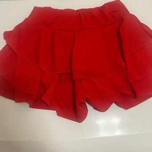 Red skirt / skort